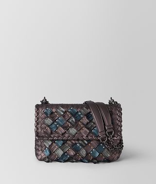 SMALL OLIMPIA BAG IN INTRECCIATO PLUME 