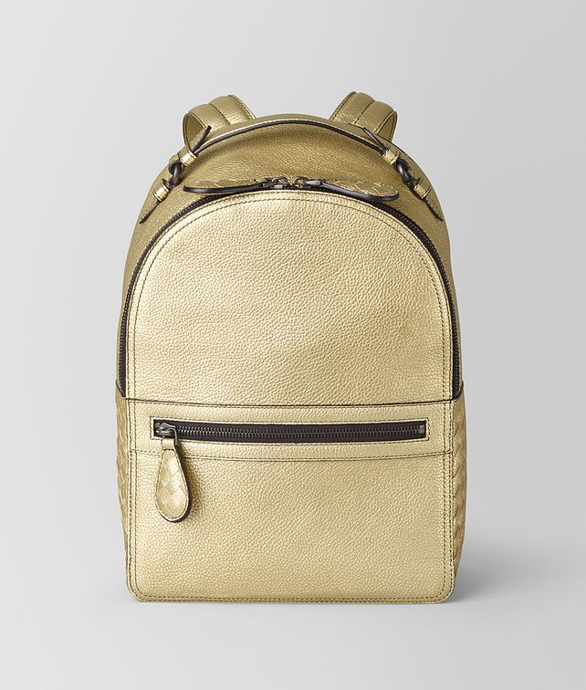 BOTTEGA VENETA RUCKSACK AUS METALLIC-LAMMLEDER Rucksack Damen fp