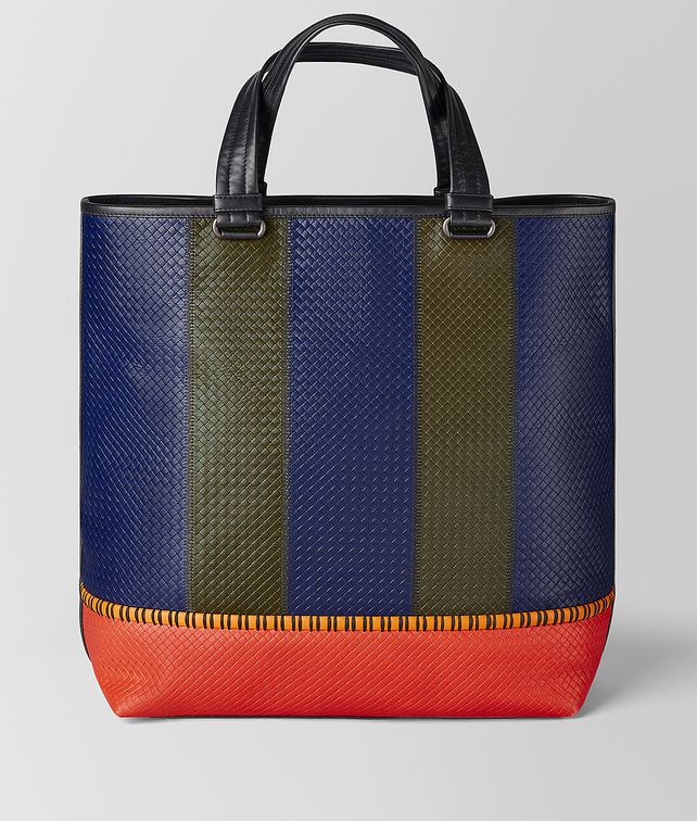 BOTTEGA VENETA TOTE IN MICRO INTRECCIATO EMBOSSED Tote Bag Man fp