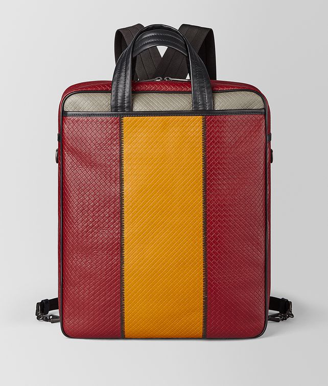 BOTTEGA VENETA BACKPACK IN MICRO-INTRECCIATO EMBOSSED Backpack Man fp