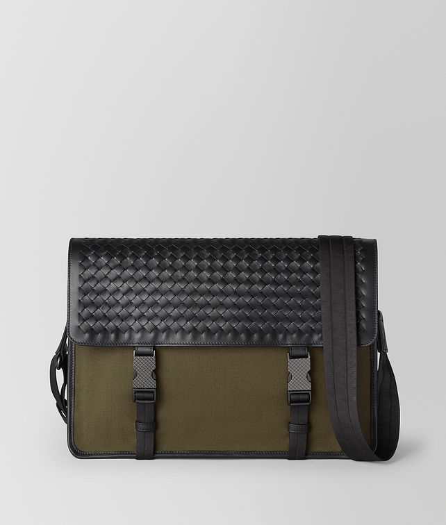 BOTTEGA VENETA MESSENGER BAG IN MERIDIAN Messenger Bag Man fp