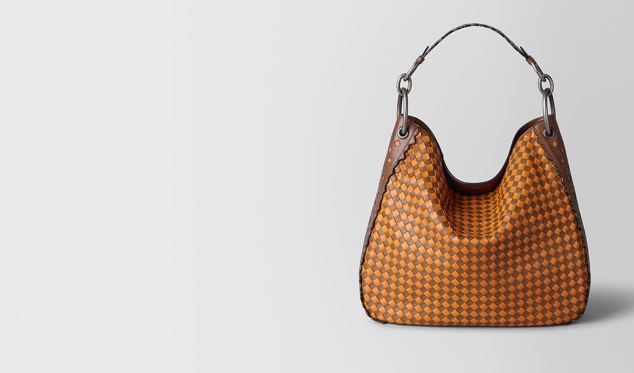 medium loop bag in chequer lacy landing