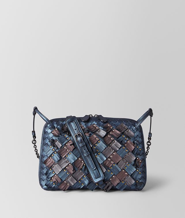 BOTTEGA VENETA NODINI BAG IN INTRECCIATO PLUME Crossbody and Belt Bags Woman fp