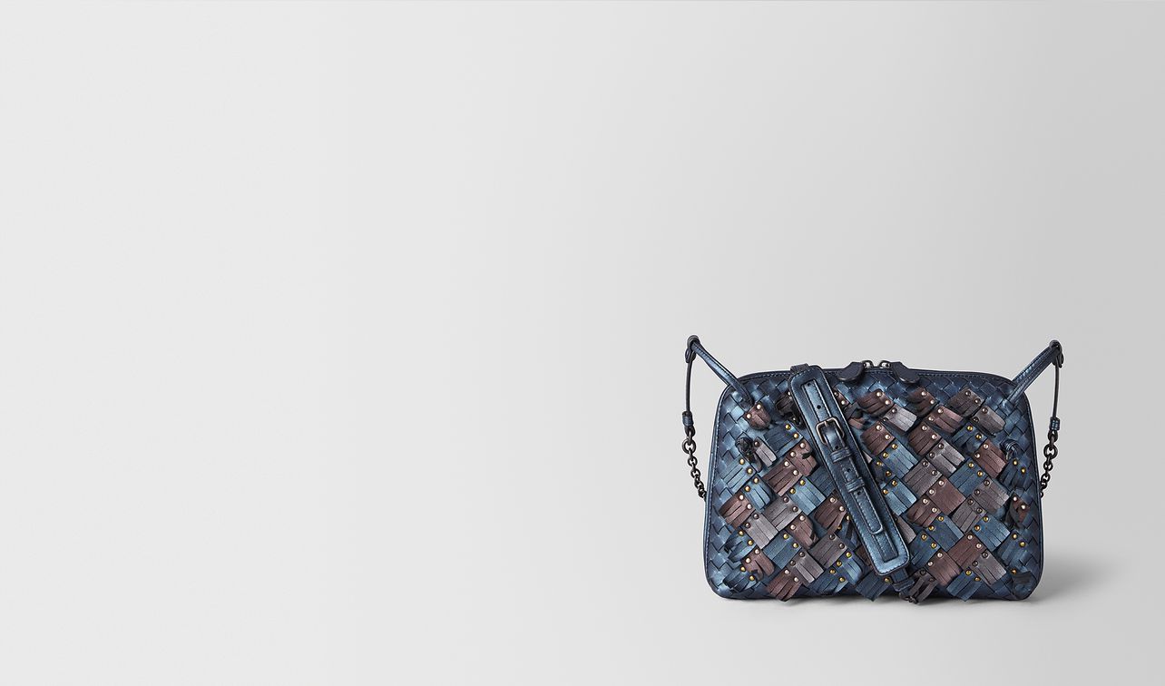 nodini bag in intrecciato plume landing