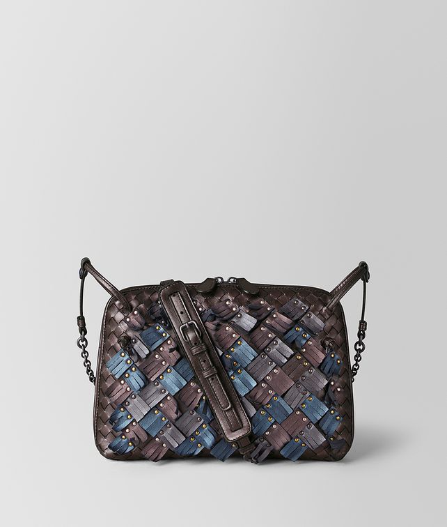 BOTTEGA VENETA NODINI BAG IN INTRECCIATO PLUME Crossbody and Belt Bags Woman fp