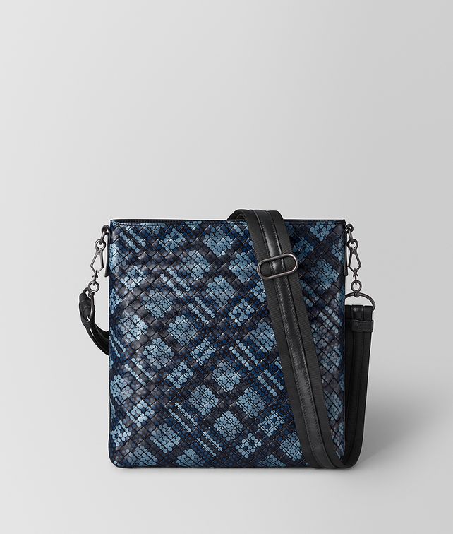 BOTTEGA VENETA MESSENGER BAG IN TARTAN DOTS Messenger Bag Man fp