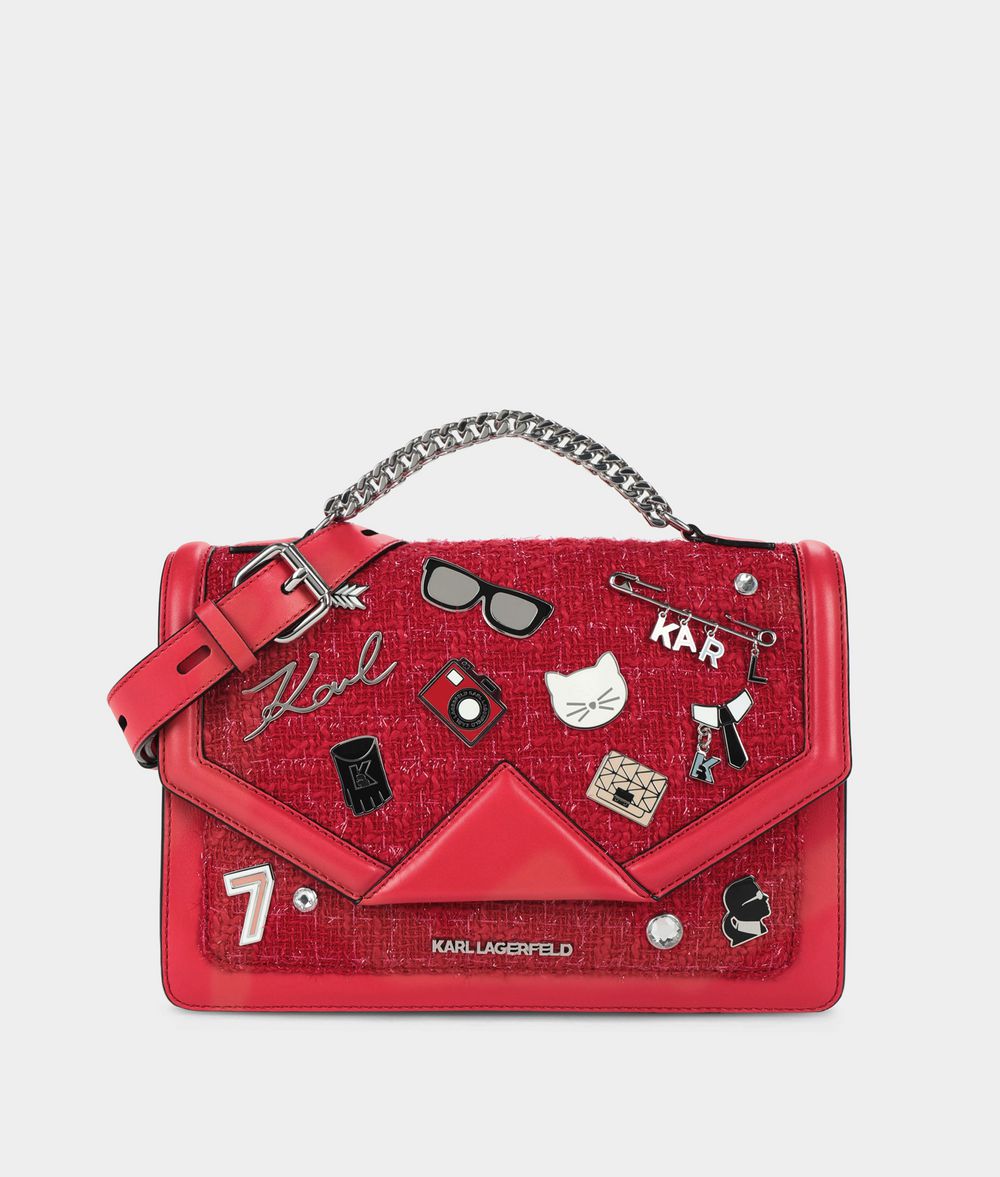 KARL LAGERFELD K/Klassik Pins Shoulder Bag Handbag Woman f