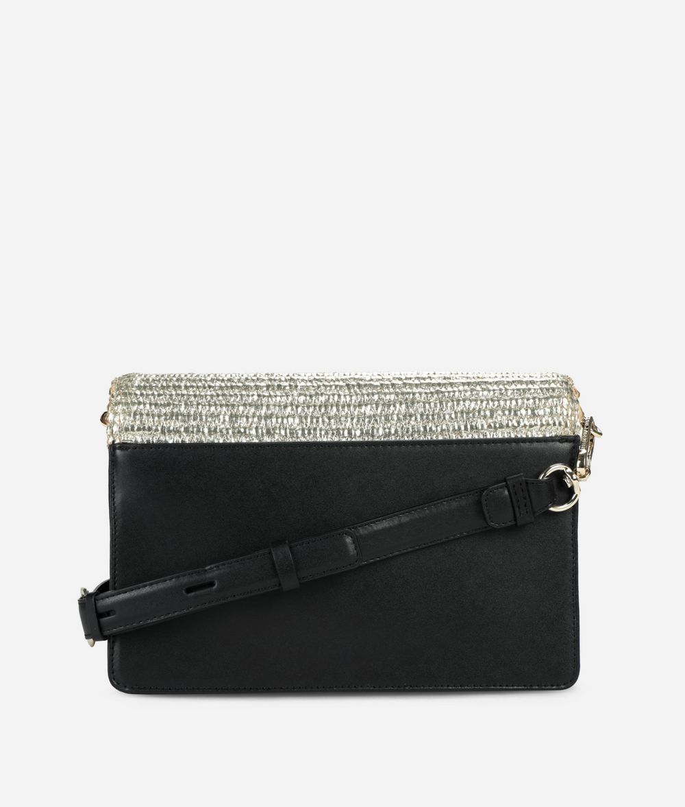 KARL LAGERFELD K/Signature Raffia Shoulder Bag Handbag Woman d