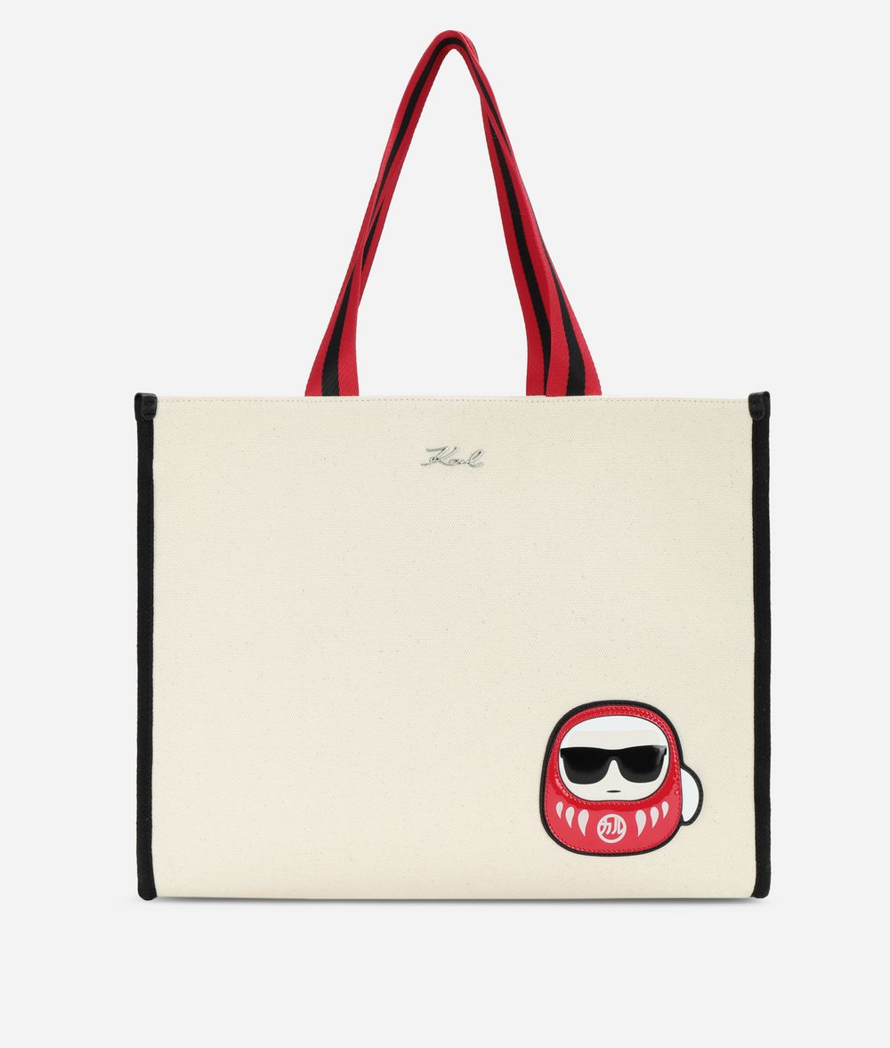 KARL LAGERFELD K/Tokyo Canvas Shopper Canvas Shopper Woman f