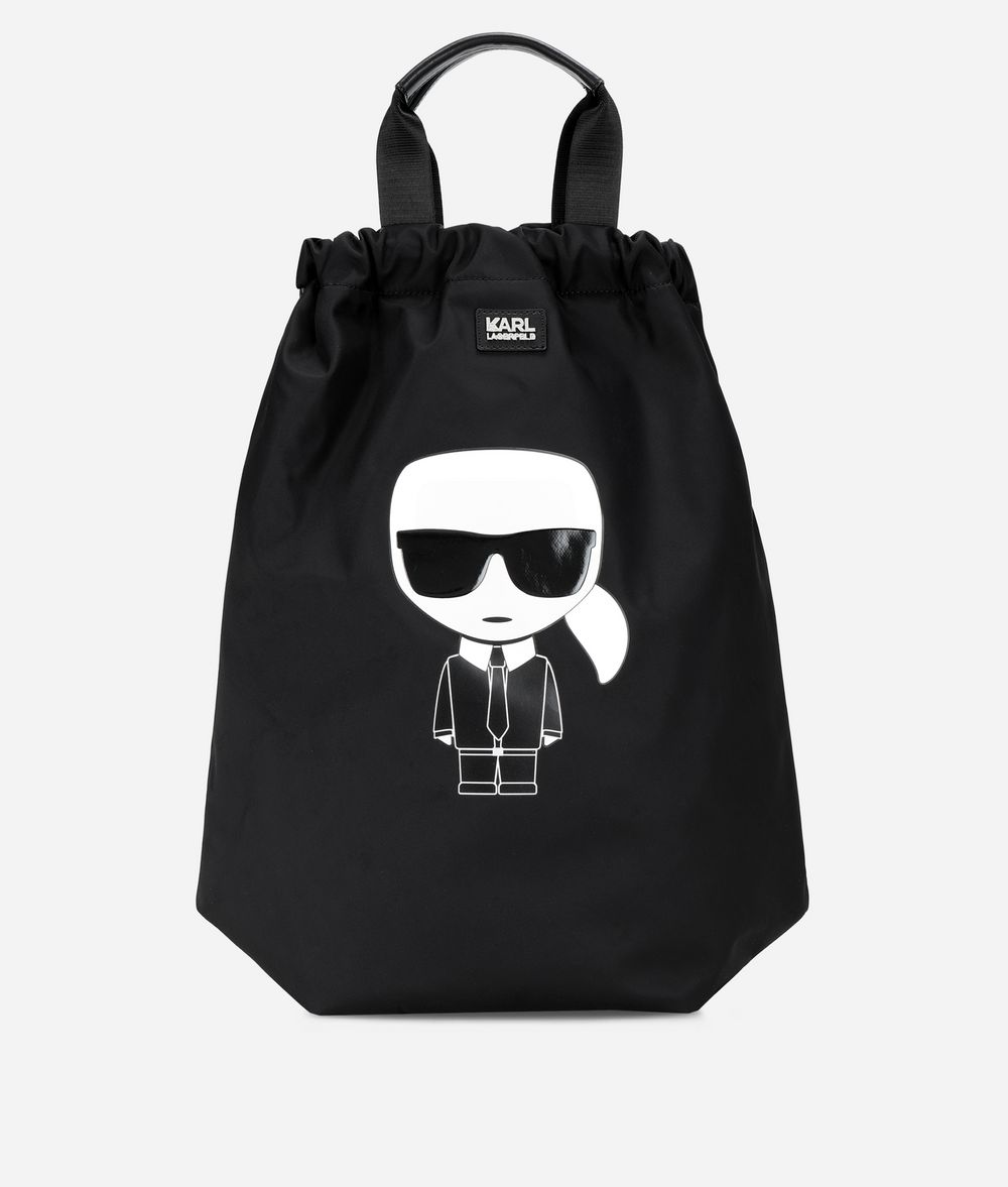 KARL LAGERFELD K/Ikonik sac à dos plat Sacs à dos E f