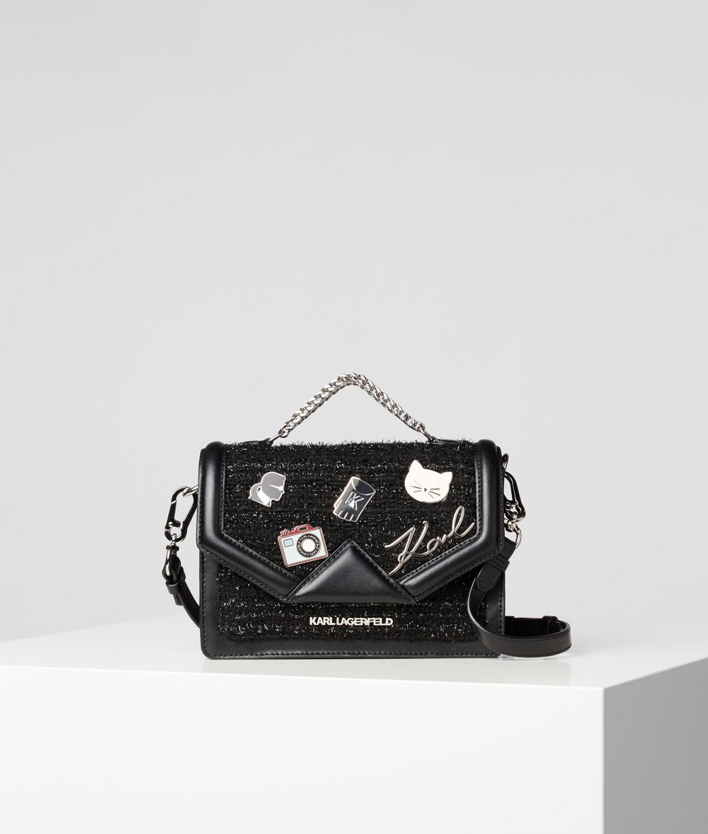 KARL LAGERFELD K/Klassik Pins Shoulder Bag Handbag Woman f