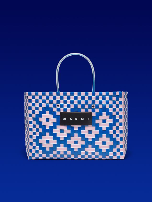 MARNI MARKET E W Shopping Bag In Polypropylene With Floral Pattern from ...