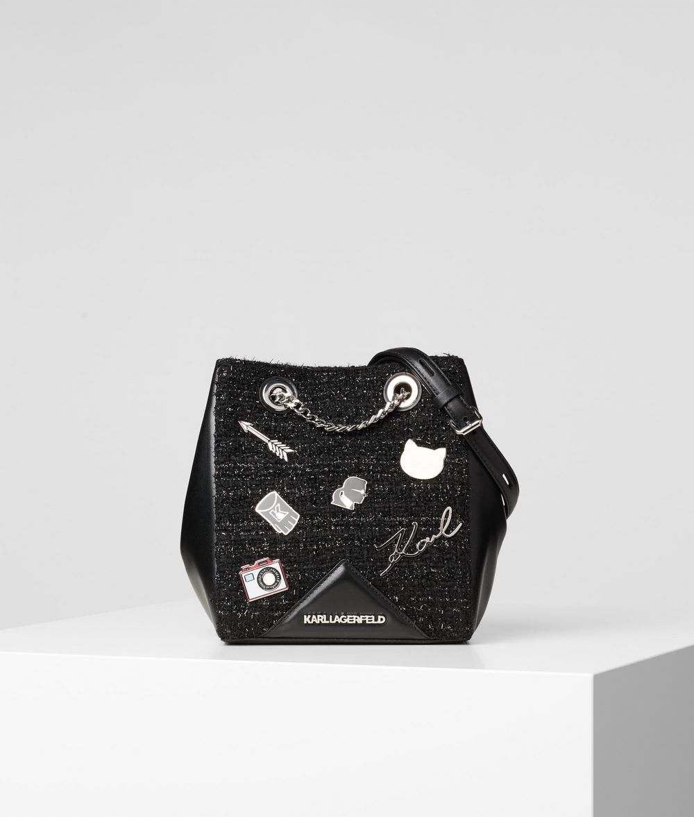 KARL LAGERFELD K/Klassik Pins Bucket Bag Drawstring bag Woman f
