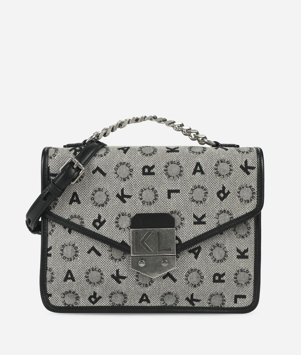 KARL LAGERFELD K/Jacquard Shoulder Bag Shoulder bag Woman f