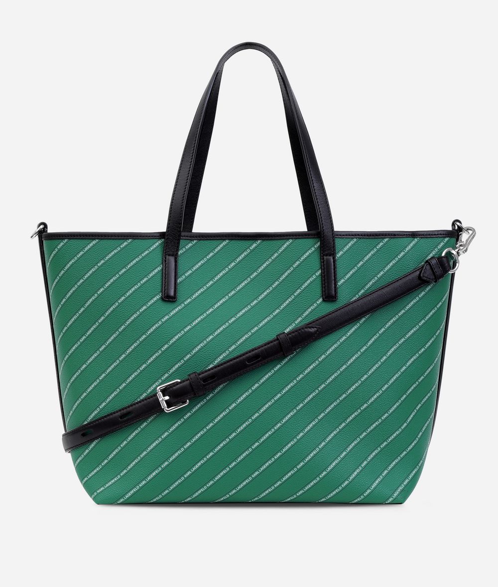KARL LAGERFELD K/Stripe Logo Shopper Shopper Woman d