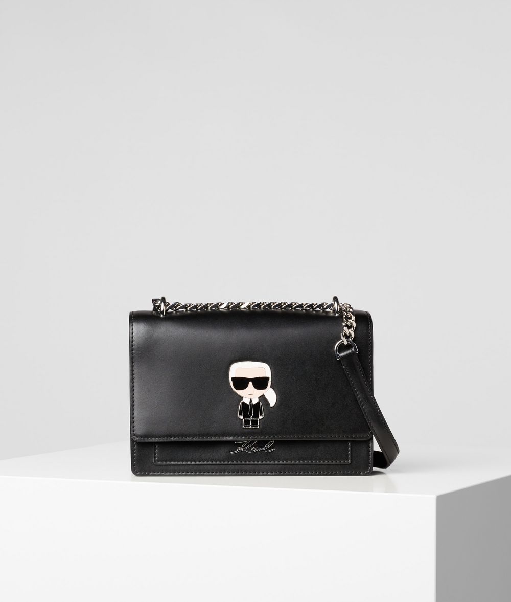 KARL LAGERFELD K/Ikonik Metal Lock Shoulder Bag Crossbody Bag Woman f