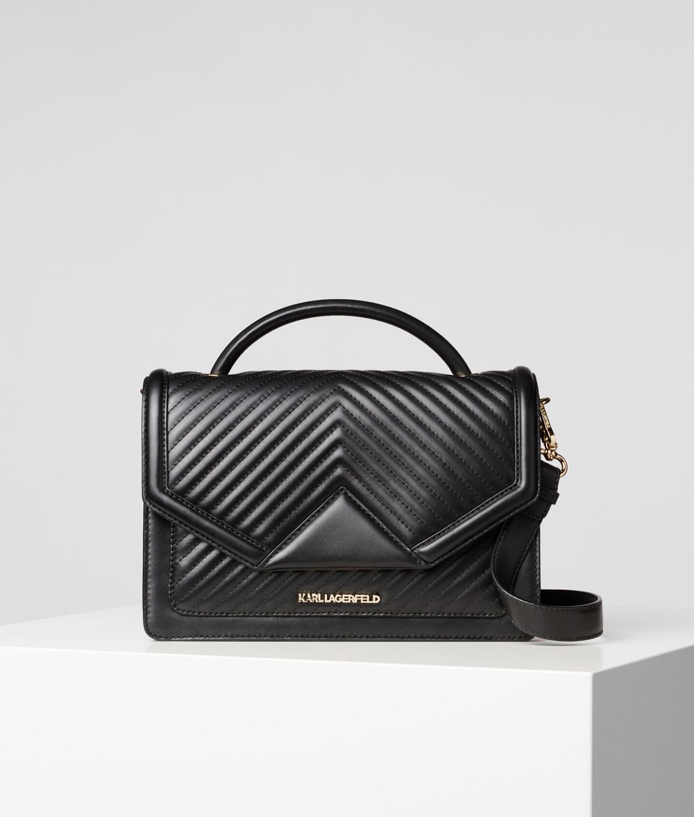 KARL LAGERFELD K/Klassik Quilted Shoulder Bag Handbag Woman f