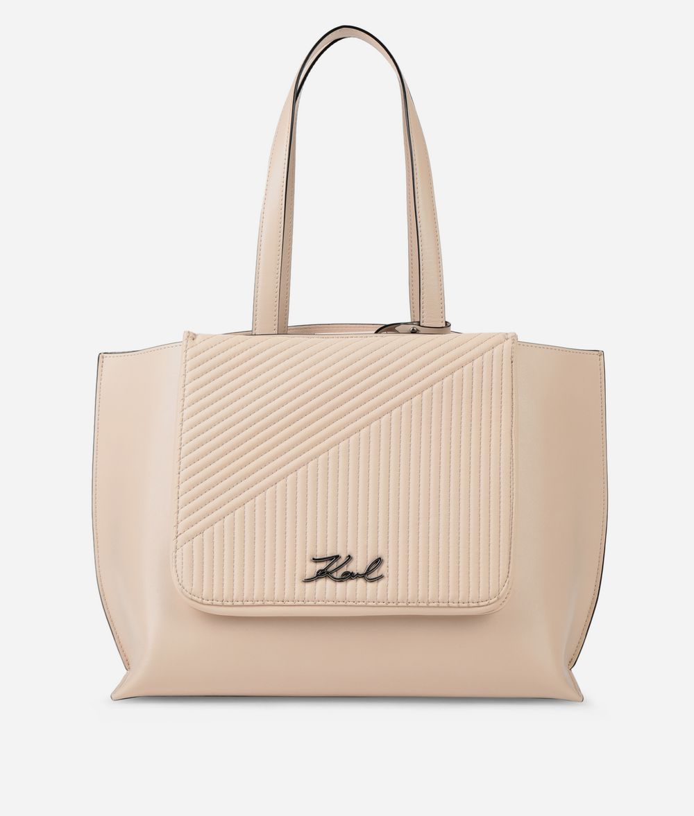 KARL LAGERFELD K/Signature Quilted Shopper Shopper Woman f