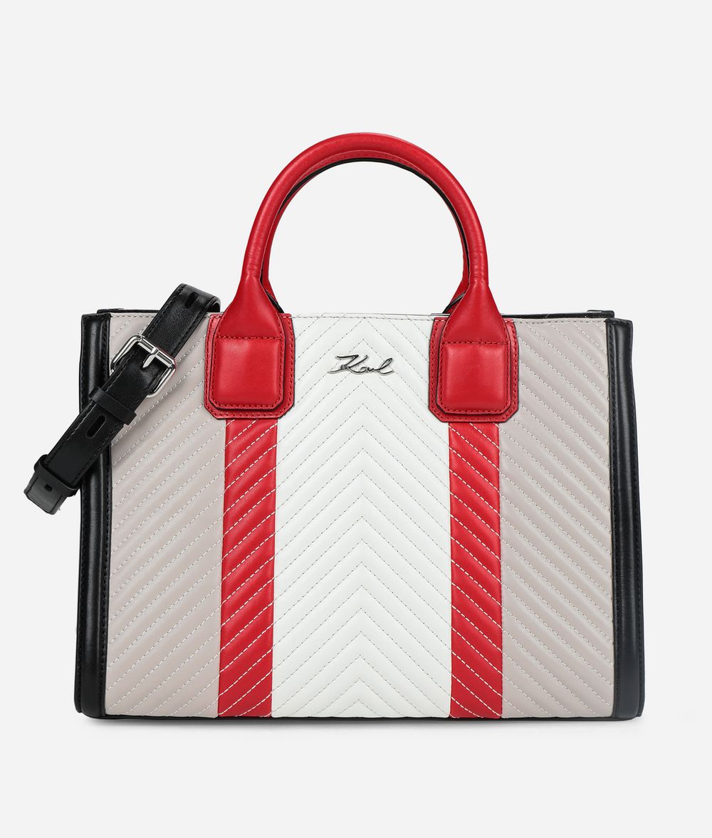 KARL LAGERFELD K/Klassik Quilted Colourblocked Tote Tote Woman f