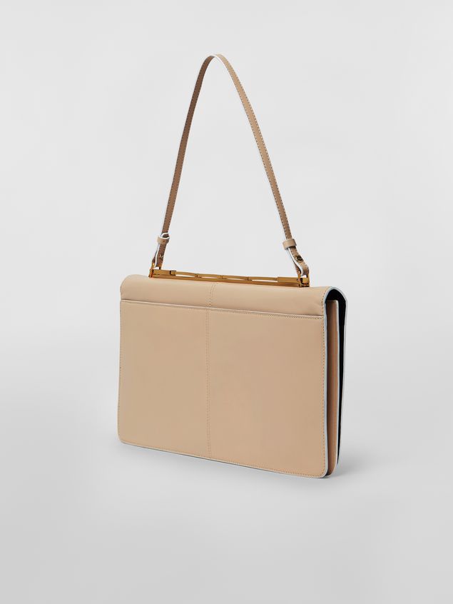 Shoulder Bag Marni CACHE' bag in leather with triple function of use Woman