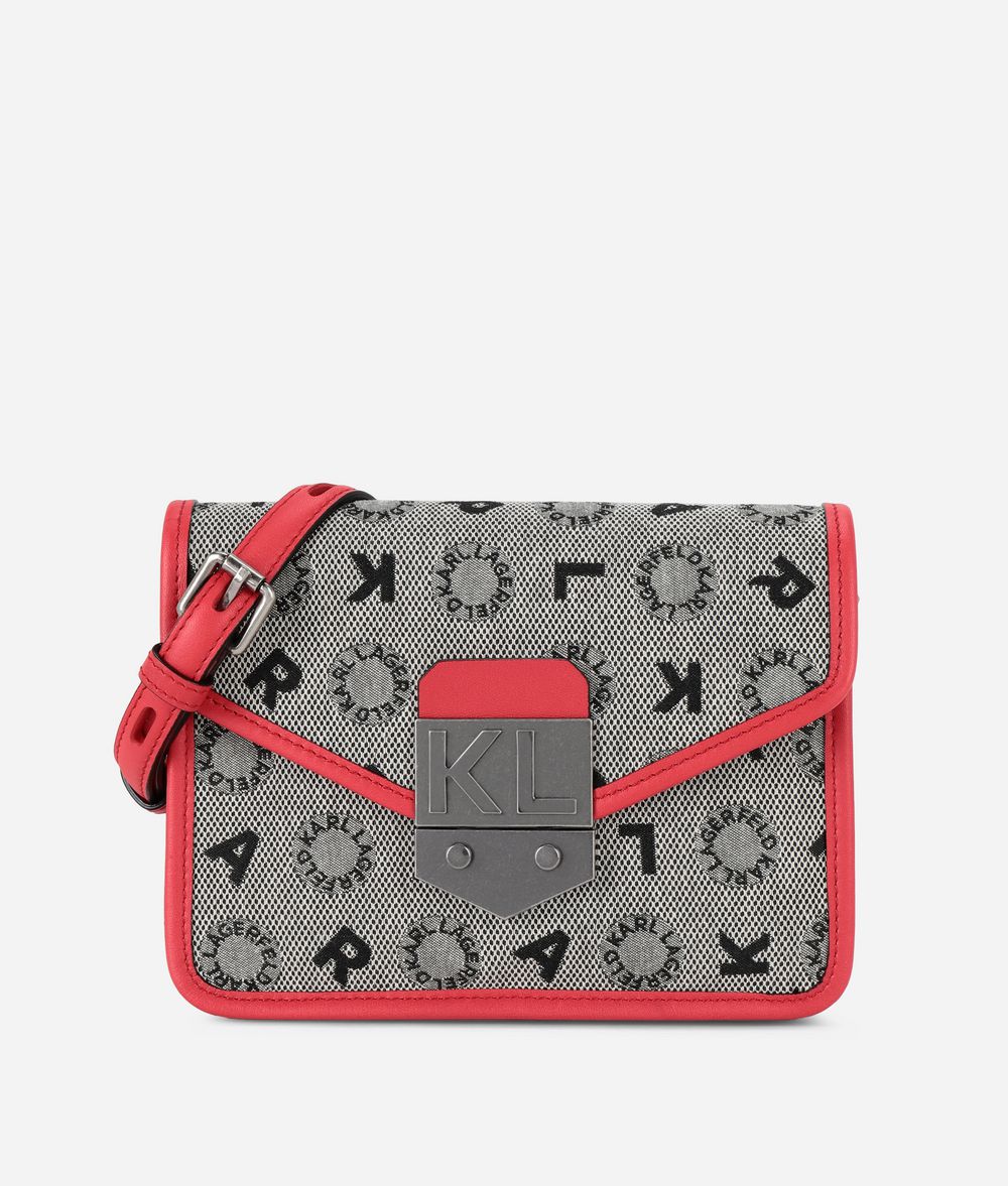 KARL LAGERFELD K/Jacquard Small Crossbody Crossbody Bag Woman f