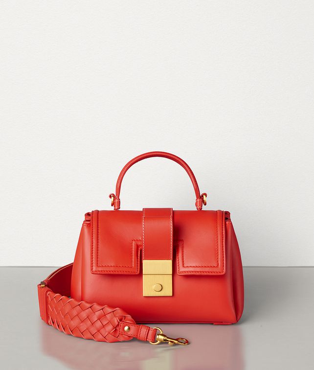 BOTTEGA VENETA MINI PIAZZA BAG IN MATTE CALF LEATHER Top Handle Bag Woman fp