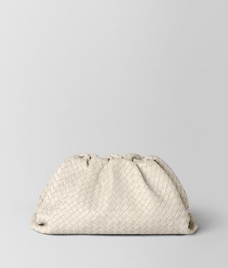 THE POUCH IN VELVET CALF INTRECCIATO LEATHER THE POUCH IN VELVET CALF INTRECCIATO LEATHER