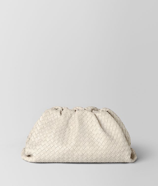 BOTTEGA VENETA THE POUCH IN VELVET CALF INTRECCIATO Clutch Woman fp