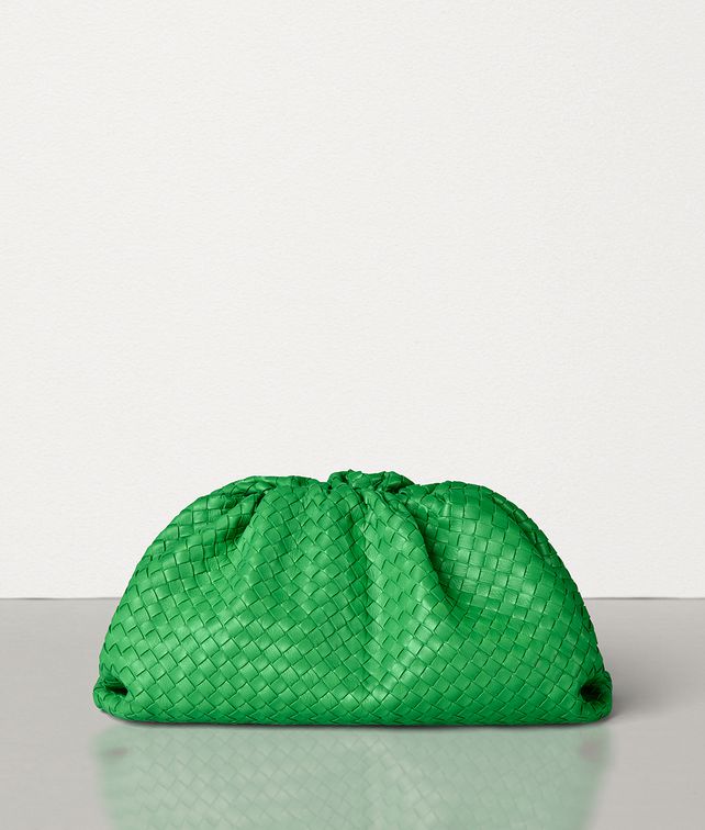 BOTTEGA VENETA THE POUCH IN VELVET CALF INTRECCIATO Clutch Woman fp