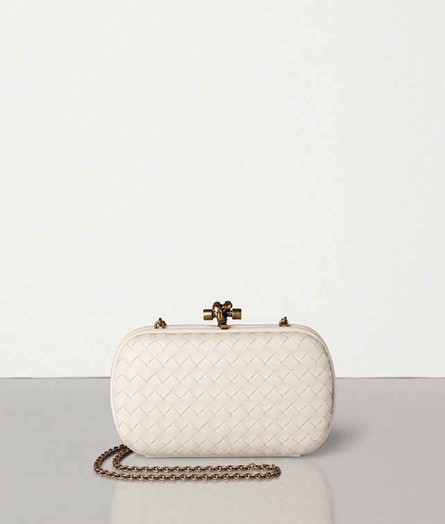 BOTTEGA VENETA CHAIN KNOT IN INTRECCIATO NAPPA Clutch Woman fp