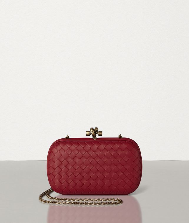 BOTTEGA VENETA CHAIN KNOT IN INTRECCIATO NAPPA Clutch Woman fp