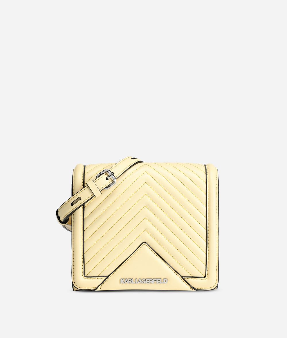 KARL LAGERFELD K/Klassik Quilted Leather Crossbody Bag Crossbody Bag Woman f