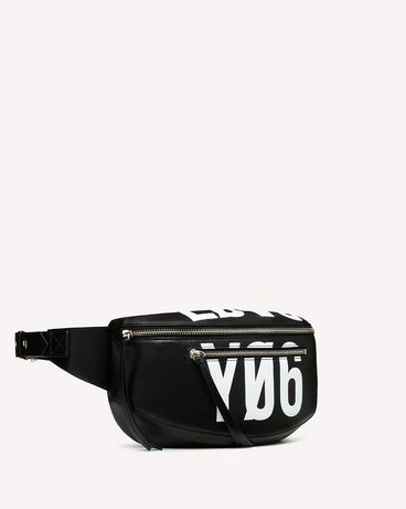 REDValentino BIKERED ENCRYPTED LOVE NOTES BELT BAG