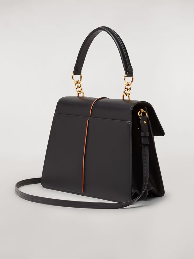 Handtasche Marni Tasche ATTACHE' aus Kalbsleder in Schwarz Damen