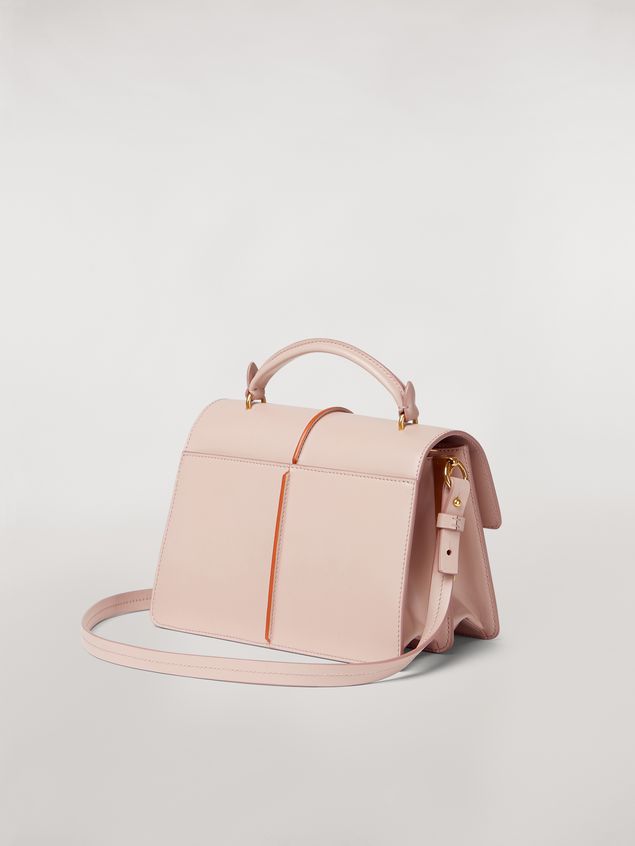 Handbag Marni ATTACHE' bag in pink calfskin Woman