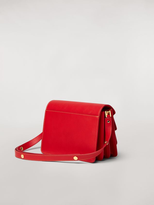 Trunk Bag Marni TRUNK bag in mono-coloured grained calfskin Woman