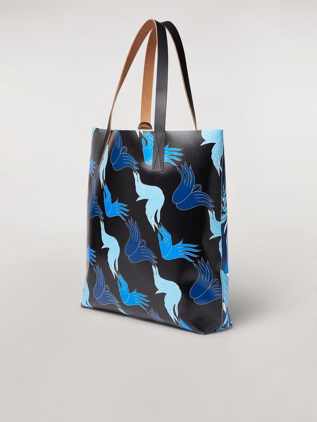 Shopping Bag Marni SHOPPING bag in PVC print by the artist Bruno Bozzetto Woman