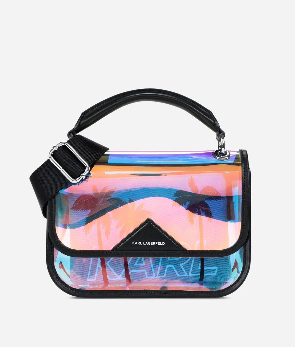 KARL LAGERFELD K/Karlifornia 2-in-1 Shoulder Bag Handbag Woman f