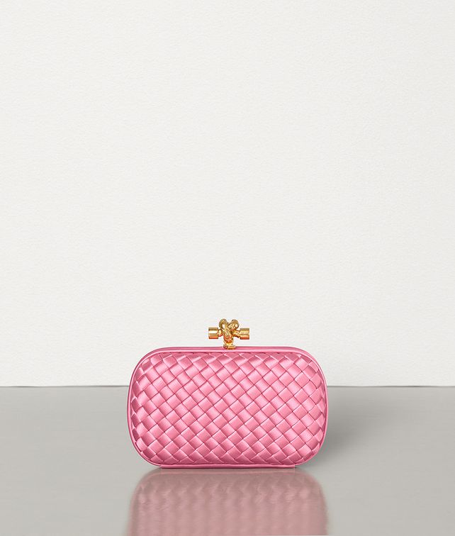 BOTTEGA VENETA KNOT IN INTRECCIATO IMPERO Clutch Woman fp