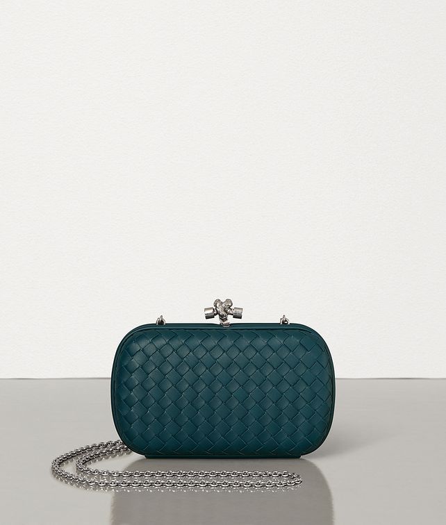 BOTTEGA VENETA CHAIN KNOT IN INTRECCIATO NAPPA Clutch Woman fp