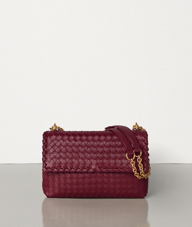 BOTTEGA VENETA SMALL OLIMPIA BAG IN INTRECCIATO NAPPA Shoulder Bag Woman fp