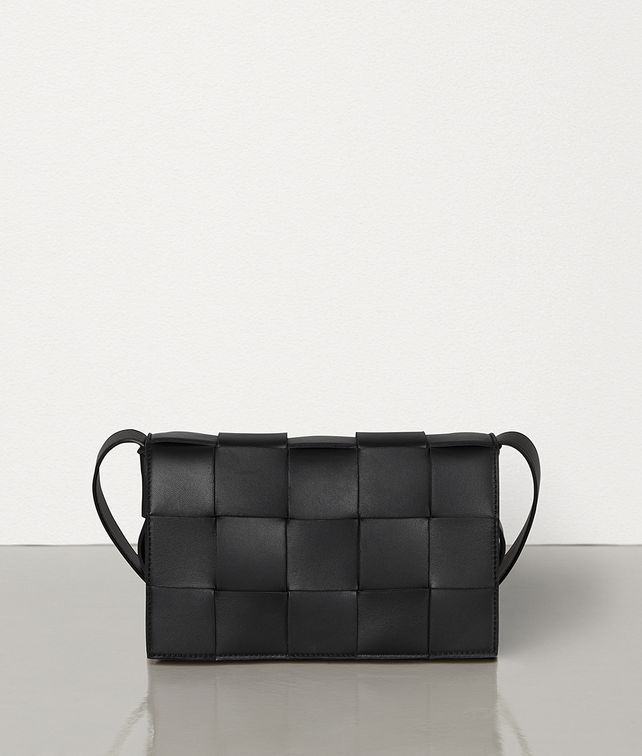 BOTTEGA VENETA CASSETTE BAG IN MAXI INTRECCIO Crossbody and Belt Bags Woman fp