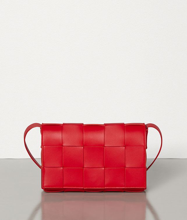 BOTTEGA VENETA CASSETTE BAG IN MAXI INTRECCIO Crossbody and Belt Bags Woman fp
