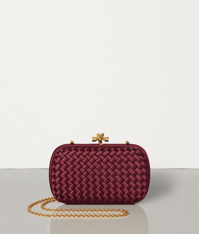 BOTTEGA VENETA CHAIN KNOT IN INTRECCIATO IMPERO Clutch Woman fp