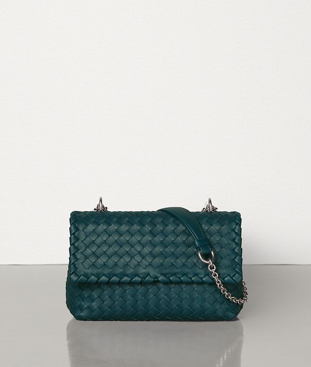 BOTTEGA VENETA BABY OLIMPIA BAG IN INTRECCIATO NAPPA Shoulder Bag Woman fp