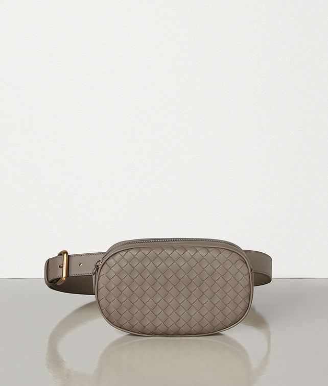 BOTTEGA VENETA BELT BAG IN INTRECCIATO NAPPA Crossbody and Belt Bags Woman fp