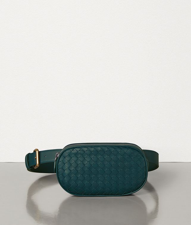 BOTTEGA VENETA BELT BAG IN INTRECCIATO NAPPA Crossbody and Belt Bags Woman fp