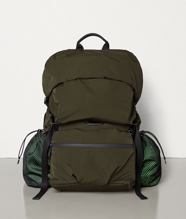 BOTTEGA VENETA MEDIUM BACKPACK IN PAPER TOUCH NYLON Backpack Man fp