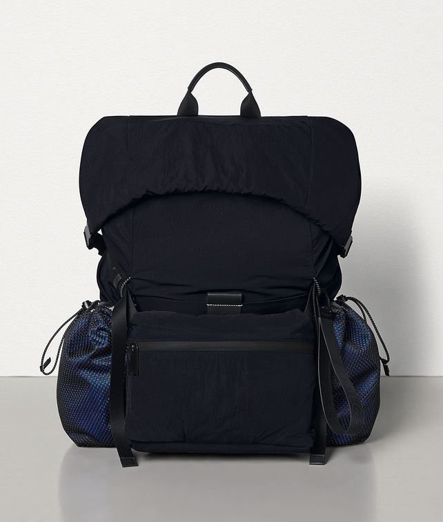 BOTTEGA VENETA MEDIUM BACKPACK IN PAPER TOUCH NYLON Backpack Man fp