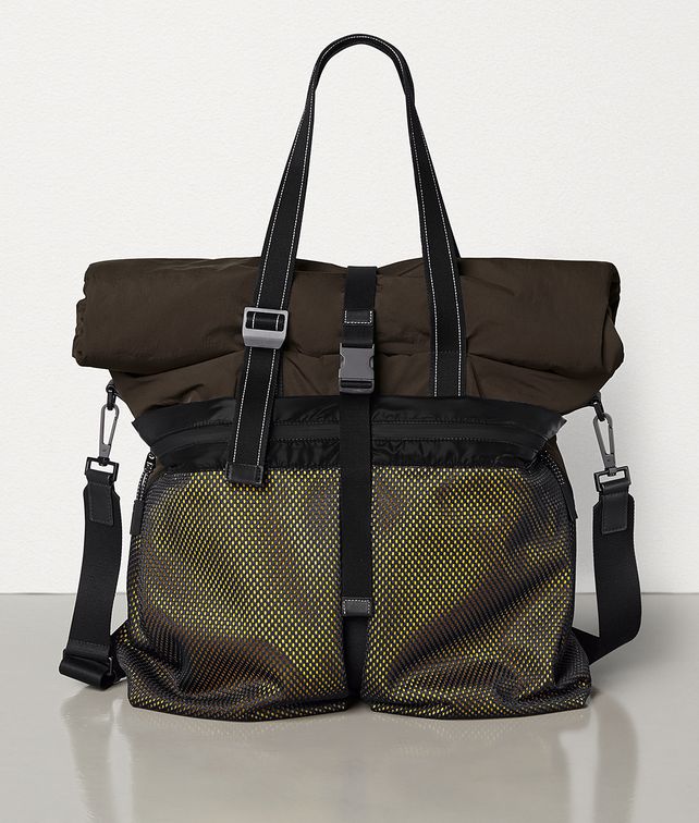 BOTTEGA VENETA MEDIUM TOTE IN PAPER TOUCH NYLON Tote Bag Man fp